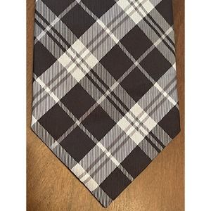 Hudson Room Black Gray 100% Silk Men’s Neck Tie Made In Italy